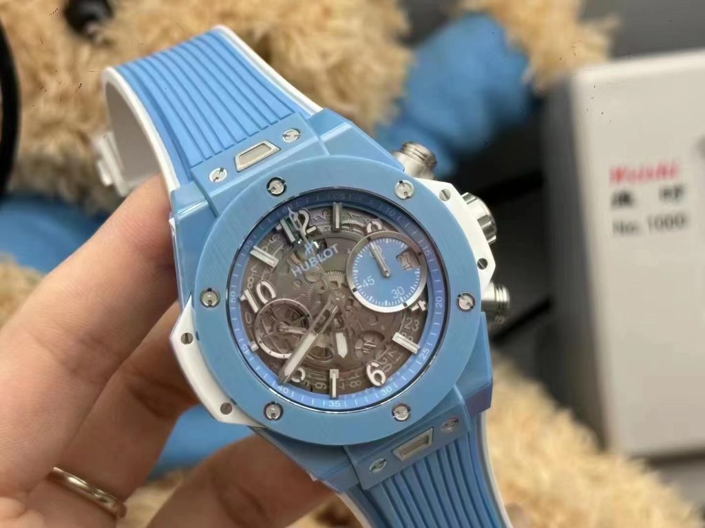 BBF Replica Hublot Unico Light Blue