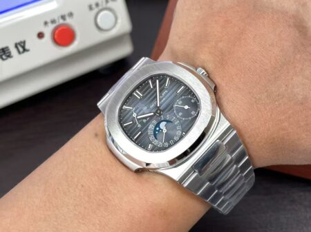 PPF V4 Patek Philippe Nautilus Moon Phase 5712 Clone 240 with Original Box - Image 10